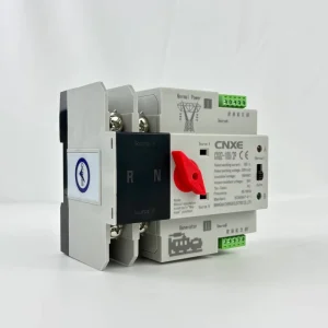 CXQ2 100 2P 100A 220V PC Class ATS Automatic Transfer Switch Single Phase Dual Power Changeover 50ka Breaking Capacity