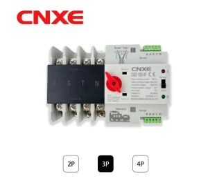 CXQ2 100 Automatic Transfer Switch 2P 4P 100A 880V City Power Generator Mini Size PC Distribution Box ATS