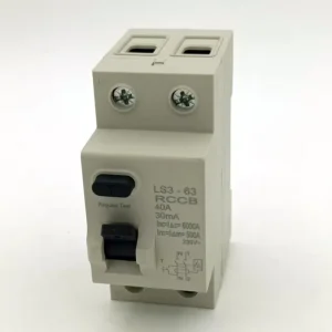 CYAWIT LS3 40A 2P Copper Material Earth Leakage Circuit Breaker (RCCB) 30mA CE Certified 6kA Breaking Capacity 230V
