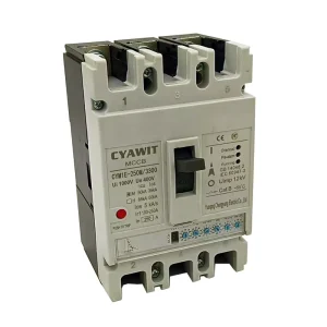 CYAWIT OEM Electronic Type MCCB Molded Case Circuit Breaker CYM1E 250 3P 4P 400V Rated 250A 50Hz Copper 50 35 Breaking Capacity