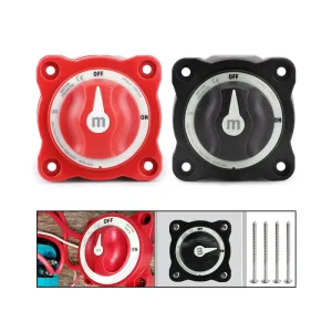 Car Auto Camper RV Marine Boat 12V 48V 100A 300A Single Circuit ON OFF Battery Selector Isolator Disconnect Rotary Switch Cut