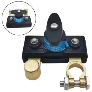 Car Battery Disconnect Switch 12v 24v Battery Shut Off Switch for Preventing Battery Drain of RV Truck Marine Boat