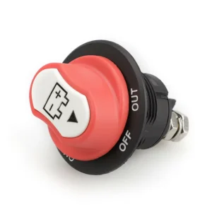 Car Battery Switches Max 12V-32V DC 50A Cont 100A INT Car Motorcycle Yacht Mini Battery Selector Switch (ON-Off / 100A)