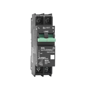 Cbi Series 2P Earth Leakage Circuit Breaker 30mA RCBO QA17C RCCB