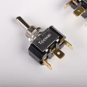 Center Off Momentary 3 Position Spring Return Toggle Switch