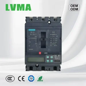 Certified CB Thermal Magnetic Molded Case Circuit Breaker MCCB Double Breakpoint 3P High Breaking Capacity From 100A to 1600A