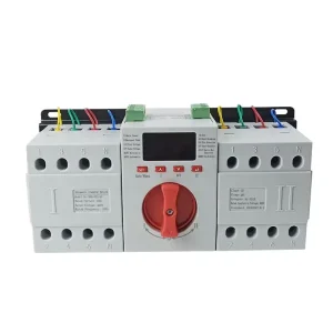 China Factory Dual Power CB Type Smart Automatic Transfer Switch 3 Phase 4 Poles 63A ATS Changeover Switch IP11