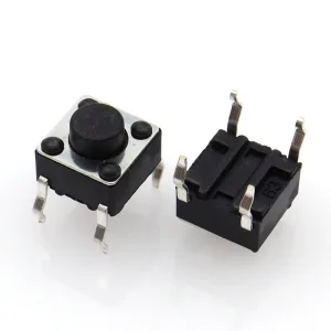 China Factory Tactile Tact Push Button Micro Switch 2pin 4pin 6*6*4.3 5 6 7 8 9 10mm 6x6x5 Tact Switch