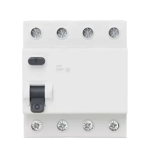 China Supplier 2P 4P RCCB Residual Current Circuit Breaker Earth Leakage Circuit Breaker AC ELCB MCB Magnetic