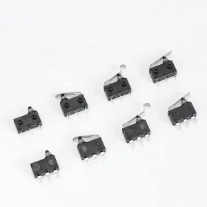 Chinakel KW4 Series Micro Limit Switch IP67 12VDC 0.1A 100M Insulation Resistance 40~80C Operating Temperature 20030gf