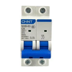 Chint AC Mini circuit Breaker 2P 6A Original MCB Is Available Nxb 63 2pole Breakers Circuit 3 Amp Mini Circuit Breaker