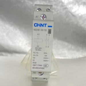 Chint IEC EN 61095 NCH8 1P Contactor 20A 230V AC 50 60Hz Industrial Automation Contactor