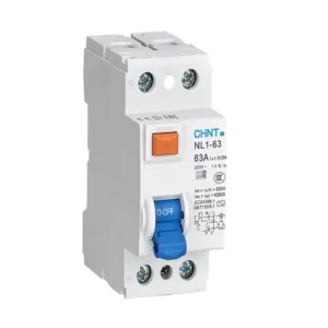 Chint Mini Circuit Breaker Differential Circuit Breaker 2P 4P NL1-63 2P 63A 30mA Residual Current Circuit Breaker