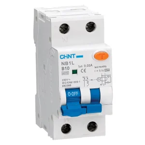 Chint NB1L RCBO 1P+N B16 C10 C16 C20 C25 C40 C63 CCC CE SAA Residual Current Circuit Breaker with Over Current Protection
