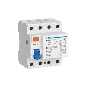 Chint NL210 2P 4P 25A 40A 63A Type B RCCB Residual Current Operated Circuit Breaker