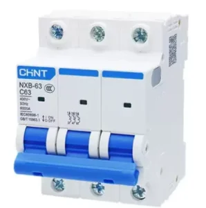 Chint NXB Miniature Circuit Breaker Household 2P 50A Type C 1KA Breaking Capacity 12 Months Warranty