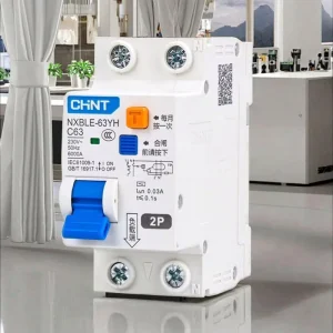 Chint NXBLE 63YH RCBO Residual Current Circuit Breaker 1P+N CD with 6A 10A 16A 20A 25A 32A 40A 50A 63A Options