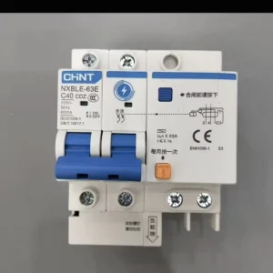 Chint New Energy E Series NXBLE 63E Residual Current Action Circuit Breaker 6A 10A 16A 20A 25A 32A 40A 50A 63A Leakage Protector