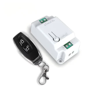 Chuyun RF433 Wireless Remote Control Switch Kit 100m Long Range 10A 1000W for Light Pump Gate 1 Remote 1