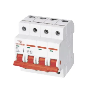 Circuit Breaker 4P 100A 125A One Pole Rail Miniature Circuit Breaker