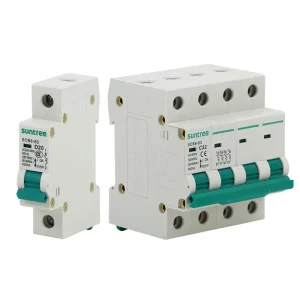 Circuit Breaker Mini 230V 63A 40A 32A 16A MCB Breaking Capacity 4.5kA 6kA 10kA