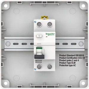 Circuit Breaker RCCB IID 2P 40A 30mA Type A/AC/ASI 30mA/100mA/300mA
