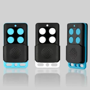 Classic RF 433MHz Remote Control 4 Channel Blue Keys Sliding Cover Wireless Controller for Electric Fence and Farm Gate Kit