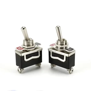 Classical Black 2 Pin Mini Toggle Switch KN3C 101 Button 2 Stop Toggle Switch With ON OFF