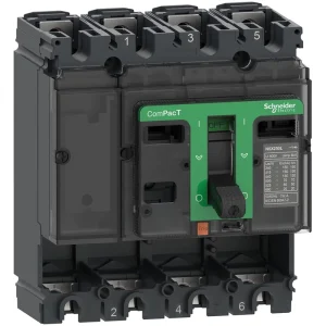 ComPacT NSX100F 100 A Moulded Case Circuit Breaker Basic Frame MCCB Trip Unit 4 Poles C10F4 C10N4 C10H4 C10S4 C10L4