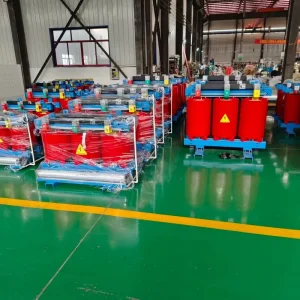 Compact Dry Type Three Phase Distribution Transformer with Dual-Winding Circular Coil Low Noise 10kV Power Supply