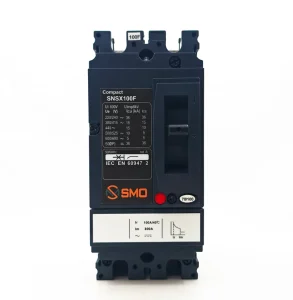 Compact SNSX 100F Moulded Case Circuit Breaker Switch Thermal Magnetic Trip Unit Automatic Reset 18kA Breaking Capacity Overload