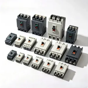 Complete Series Circuit Breaker Miniature Air Molded Case Residual Current Circuit Breaker AC/DC Overcurrent Protection Switch