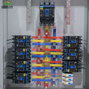 Complete Set 3 Phases Rib Style Power Distribution Box 200 Amp Electrical Distribution Panel for Large Industrial Park