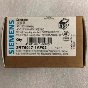Contactor 3RT60171AF02