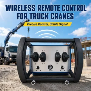 Crane Remote Control Hydraulic Clutch Motor 4 Joystick High Precision Wireless Remote Industrial Remote IP68 Waterproof 12v 24v
