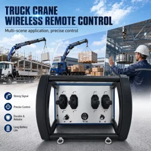 Crane Remote Control System Hydraulic Clutch Motor 4 Joystick Proportional Wireless Remote Kit Industrial Remote IP68 Waterproof