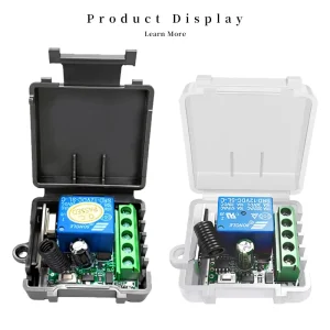 Cross border Devans DC 12V Wireless Remote Control Switch Single Channel Receiver IP65 Protection 100m Range