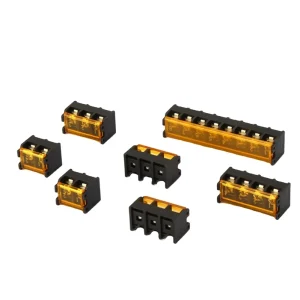 Current Connector Block HB9500G 9.5mm 2P 12P 300V 30A Barrier Terminal Block Terminal with Dust Cover