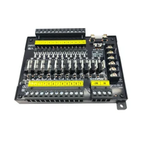 Custom 12 Channel PLC DC Output Amplifier Transistor Module IO Board DC Control Optocoupler Isolation PNP NPN 12-24V MOS FX S