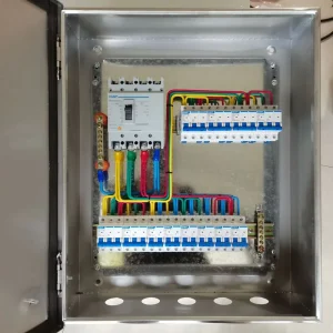 Custom 200A 3 Phase Electrical Distribution Cabinet 380V 480V Low Voltage Panel Box 7 Way Distribution Board for Industrial