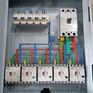 Custom 3 Phase 400V 100A Distribution Box Consumer Unit MDB Switchboard Busbar Cold Rolled Steel Electrostatic