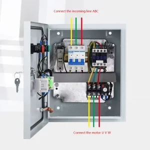 Custom 380V Three Phase Motor Control Box Household Finished Steel Electrical Distribution Panel IP55 Waterproof Dustproof Wall