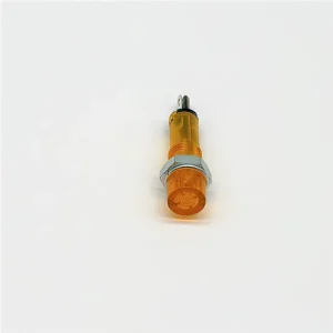 Custom 7mm 220vac Yellow LED Lamp Plastic Indicator Light Manufacture With Fast Shipping