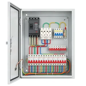 Custom Built 100A Circuit Breaker Electrical Panel Enclosure Multi Circuit Distribution Cabinet for Manufacturing Plants