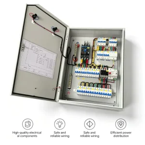 Custom Electrical Control Panel Box Complete Set 220V 380V Low Voltage Power Distribution Switchboard Cabinet