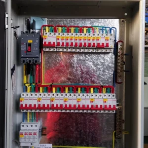 Custom Full Assembly 3 Phase Lighting Power Supply Distribution Box Electrical Panel IP55 Rated 1 Year Warranty