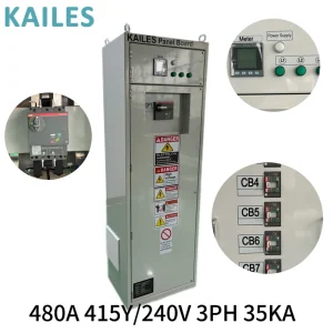 Custom KAILES KLS PSD Series 480A 480V 3 Phase Electrical Panel Board Low Voltage Power Distribution Cabinet Circuit Breaker