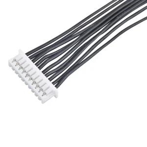 Custom Length 1.25 Pitch 10 Pin Pluggable Terminal Blocks Wire Harness Assembly 125V AC DC 1A