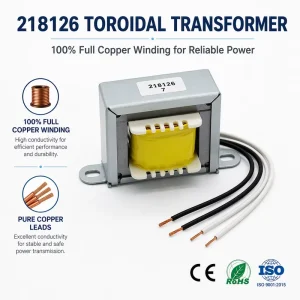 Custom Low Frequency EI Laminated Transformer Silicon Steel Core 110V 220V 380V for Audio Power Industrial