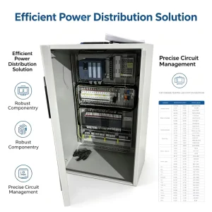 Custom MNS MCC Motor Control Center Low Voltage Switchgear Power Distribution Panel Industrial Automation PLC HMI IP65